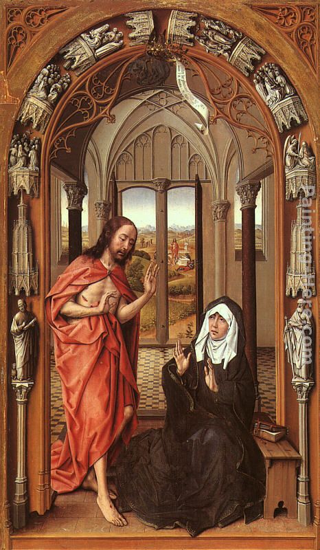 Christ appearing to His Mother painting - Rogier van der Weyden Christ appearing to His Mother art painting